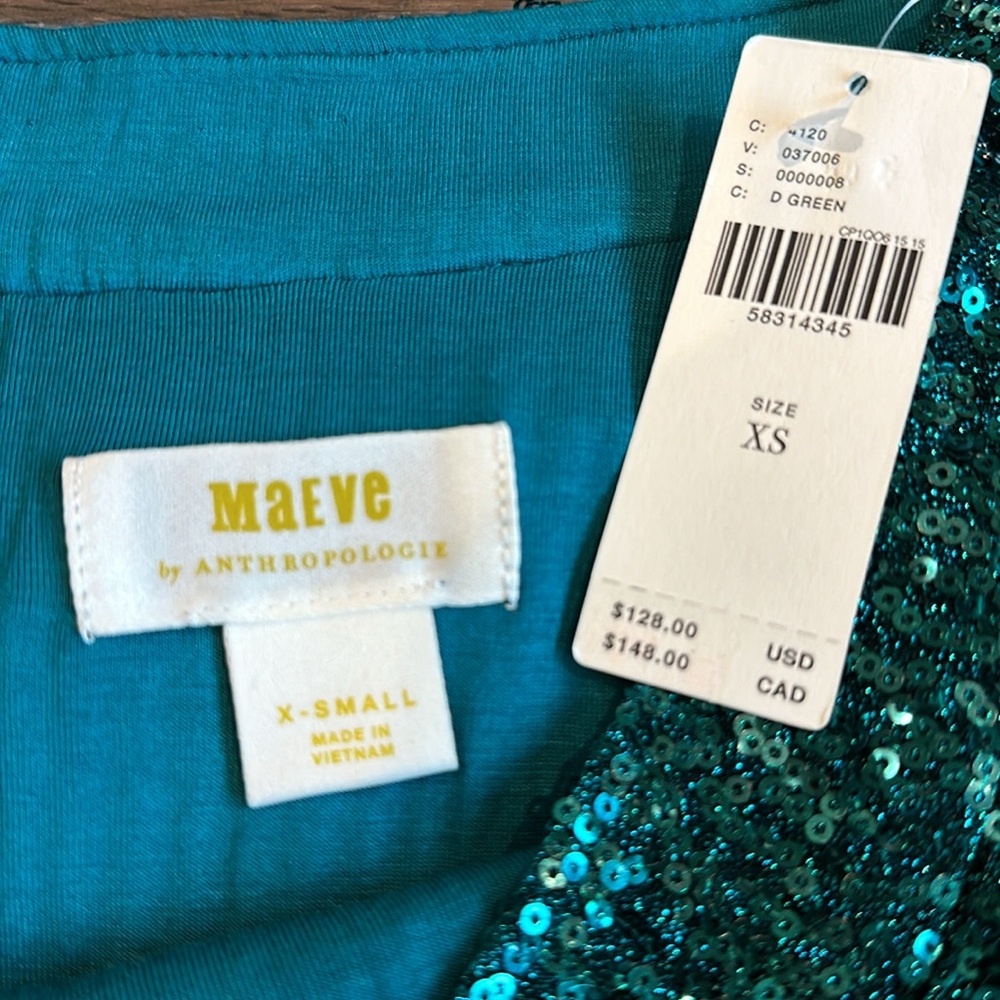 Maeve by Anthropologie Sequin Midi Skirt Size XS - Picture 6 of 8